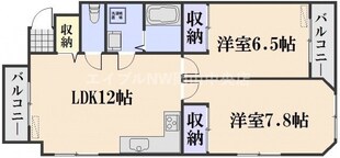 メープルビューの物件間取画像